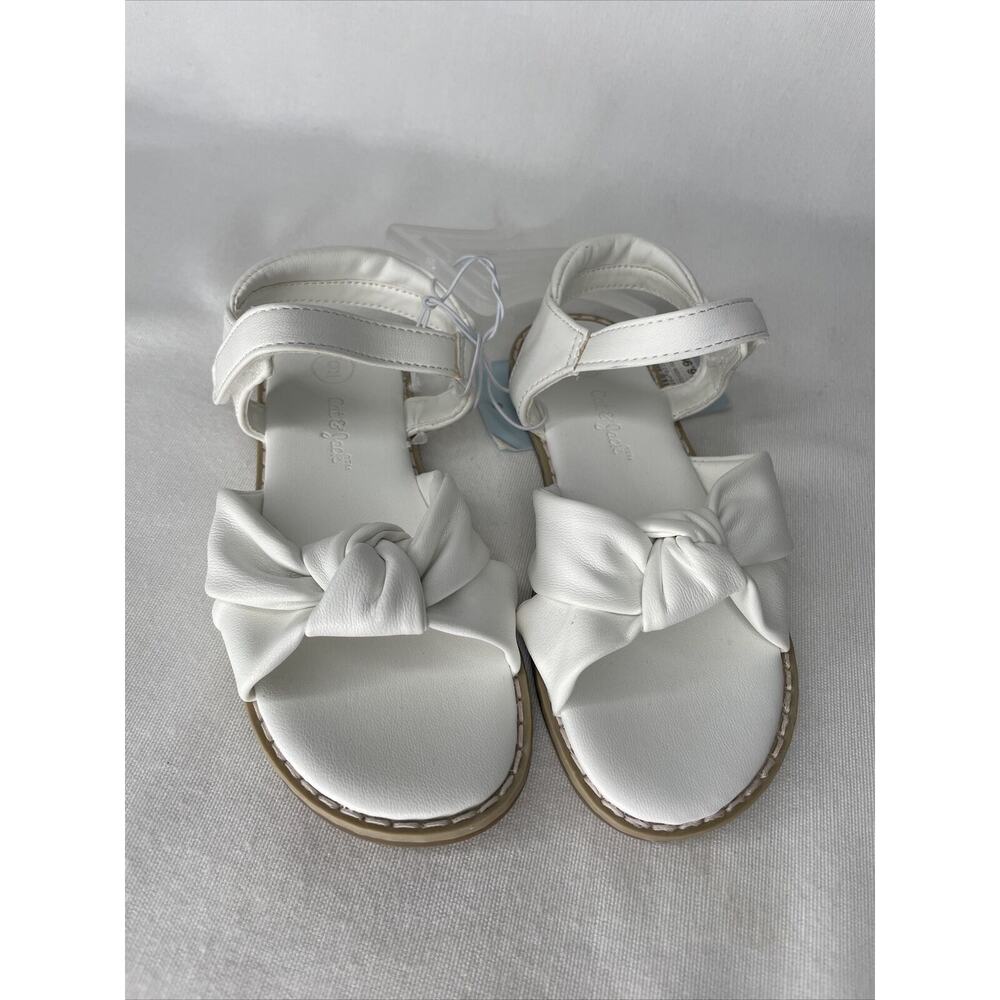 Toddler Girls Ankle Strap Sandals White, NWT, cat & Jack Size 9